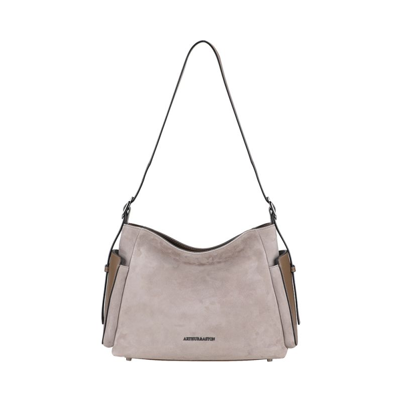 Sac Porté Epaule Réglable Maya en Cuir Suède