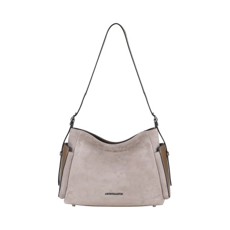 Sac Porté Epaule Réglable Maya en Cuir Suède