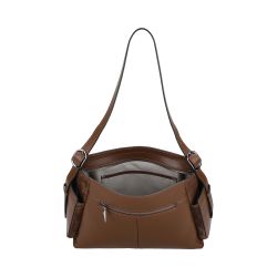Sac Porté Epaule Réglable Maya en Cuir Suède