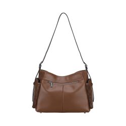 Sac Porté Epaule Réglable Maya en Cuir Suède
