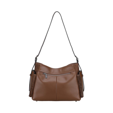 Sac Porté Epaule Réglable Maya en Cuir Suède