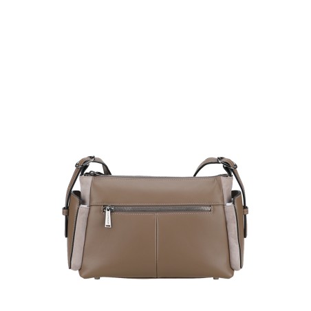 Sac Bandoulière Réglable Maya en Cuir Suède