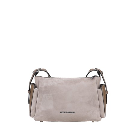Sac Bandoulière Réglable Maya en Cuir Suède