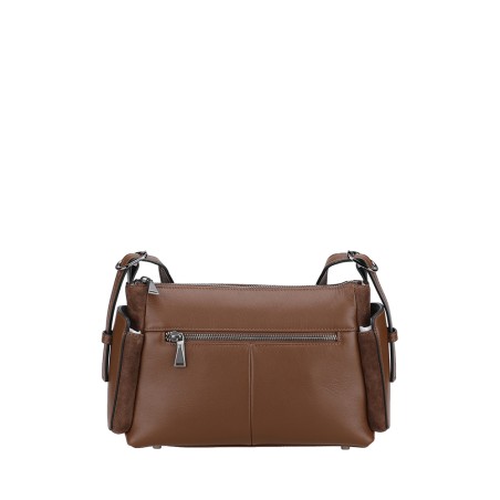Sac Bandoulière Réglable Maya en Cuir Suède