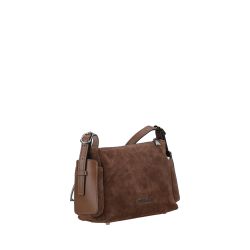 Sac Bandoulière Réglable Maya en Cuir Suède