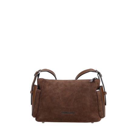 Sac Bandoulière Réglable Maya en Cuir Suède