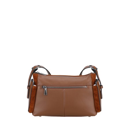 Sac Bandoulière Réglable Maya en Cuir Suède