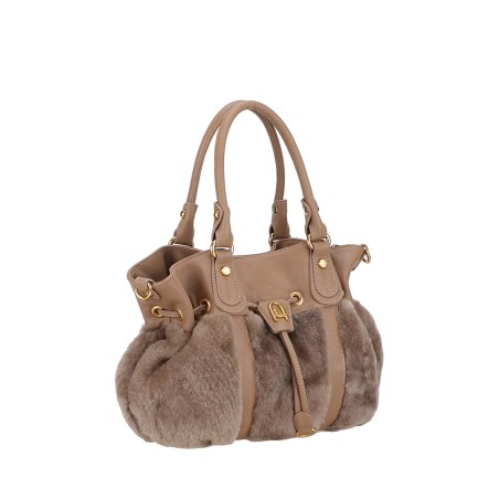 Sac Epaule S Ivy en Peau Lainée