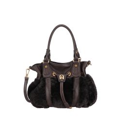 Sac Epaule S Ivy en Peau Lainée