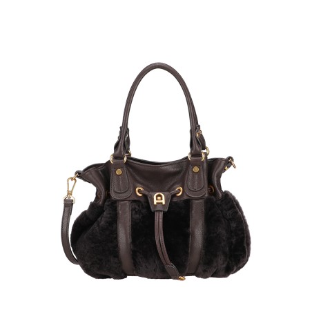 Sac Epaule S Ivy en Peau Lainée