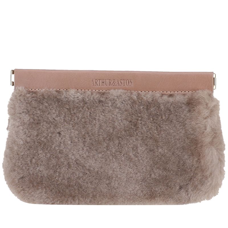 Pochette M Ivy en Peau Lainée