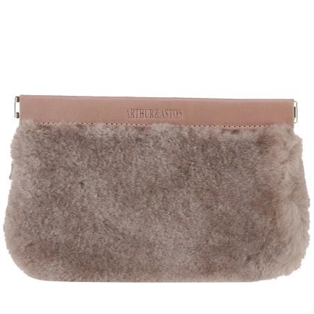 Pochette M Ivy en Peau Lainée