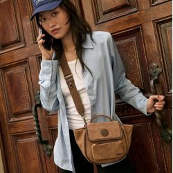 Sac à main Crossbody Wanderer en Toile