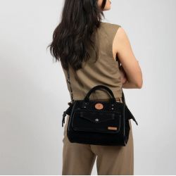 Sac Bandoulière Crossbody Medium en Toile