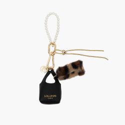 Bijou de Sac Tissalia Noir et Léopard
