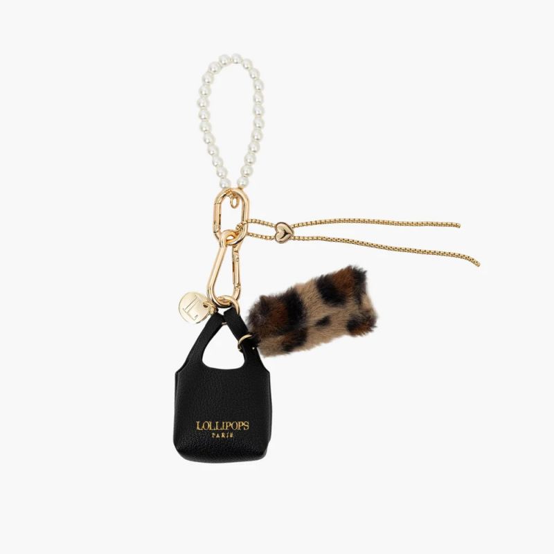 Bijou de Sac Tissalia Noir et Léopard
