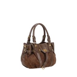 Mini Sac à Main Camille en Cuir Suède