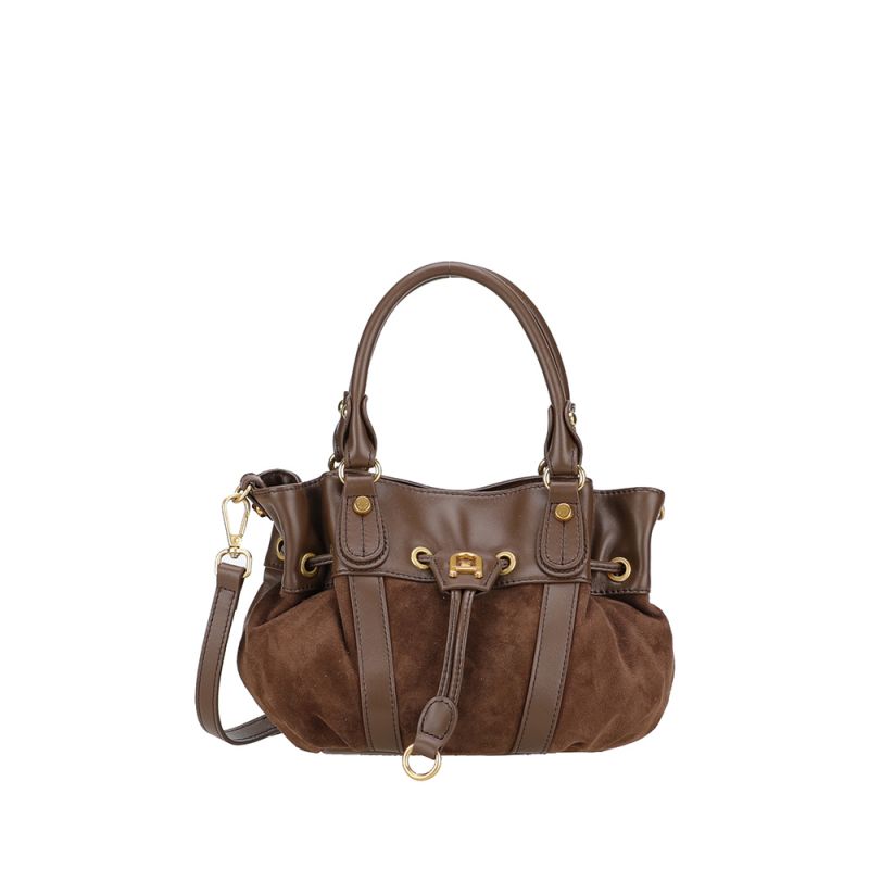 Mini Sac à Main Camille en Cuir Suède