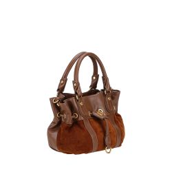 Mini Sac à Main Camille en Cuir Suède