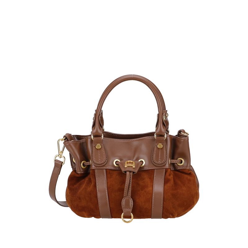 Mini Sac à Main Camille en Cuir Suède