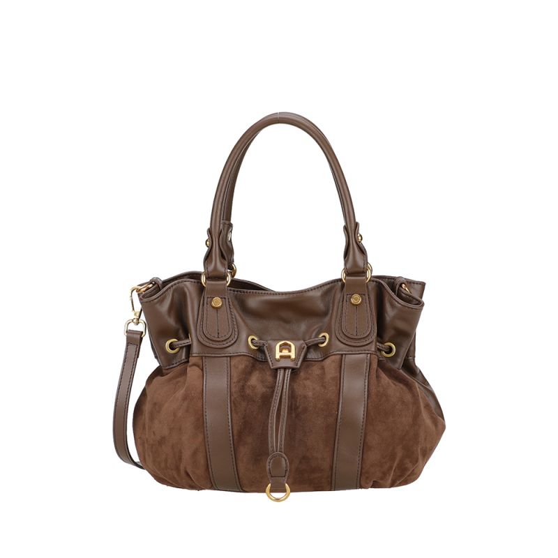 Sac Epaule M Camille Suède en Cuir