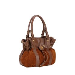 Sac Epaule M Camille Suède en Cuir