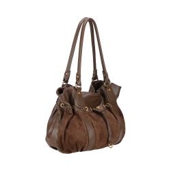 Sac Epaule L Camille Suède en Cuir