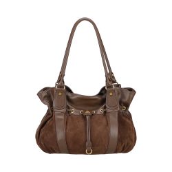 Sac Epaule L Camille Suède en Cuir