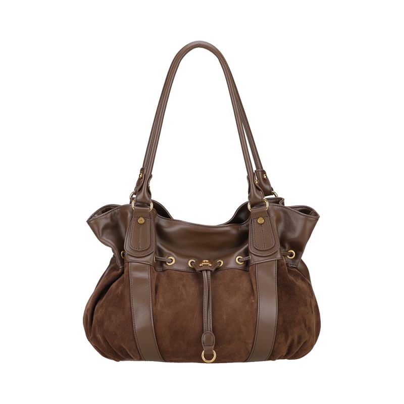 Sac Epaule L Camille Suède en Cuir