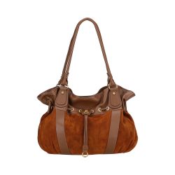 Sac Epaule L Camille Suède en Cuir