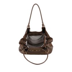 Grand Sac Epaule XL Camille Suède en Cuir