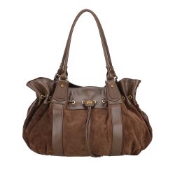 Grand Sac Epaule XL Camille Suède en Cuir