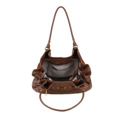 Grand Sac Epaule XL Camille Suède en Cuir