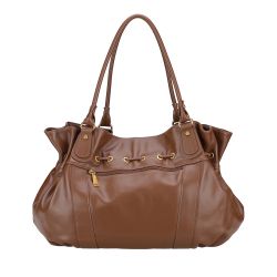 Grand Sac Epaule XL Camille Suède en Cuir