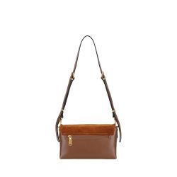 Pochette Bandoulière Camille Suède en Cuir
