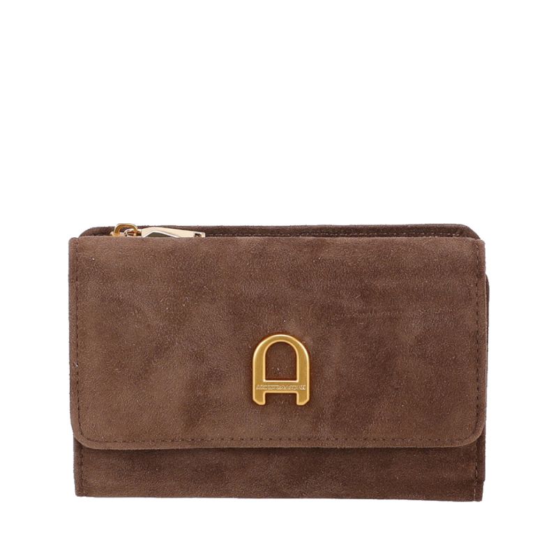Portefeuille Camille Suède en Cuir