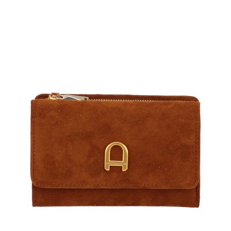 Portefeuille Camille Suède en Cuir