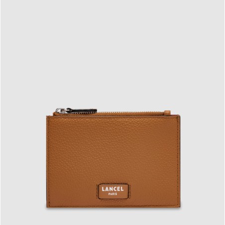 Porte-Cartes Zippé L avec Gousset Ninon en Cuir