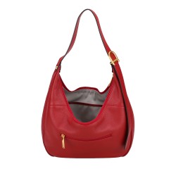 Sac Epaule demi-lune Camille en Cuir