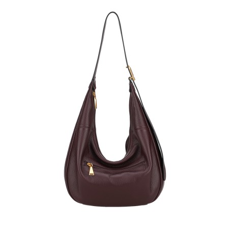 Sac Epaule demi-lune Camille en Cuir
