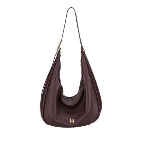 Sac Epaule demi-lune Camille en Cuir