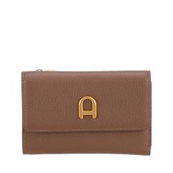 Portefeuille zippé cuir Camille