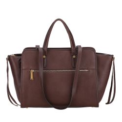 Grand Sac à Main Double Porté Cassidy en Cuir