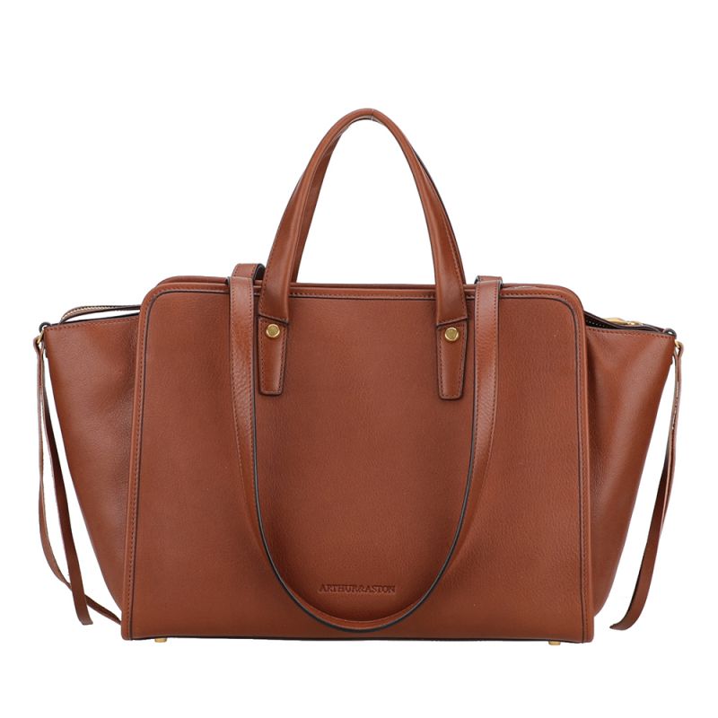 Grand Sac à Main Double Porté Cassidy en Cuir
