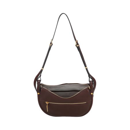 Sac Epaule Demi-Lune Cassidy en Cuir