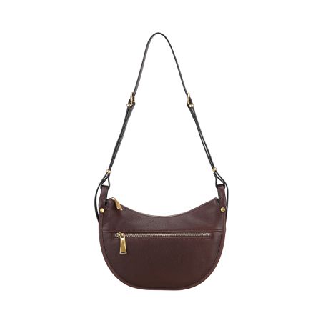 Sac Epaule Demi-Lune Cassidy en Cuir