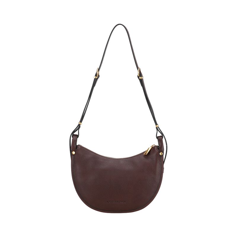Sac Epaule Demi-Lune Cassidy en Cuir