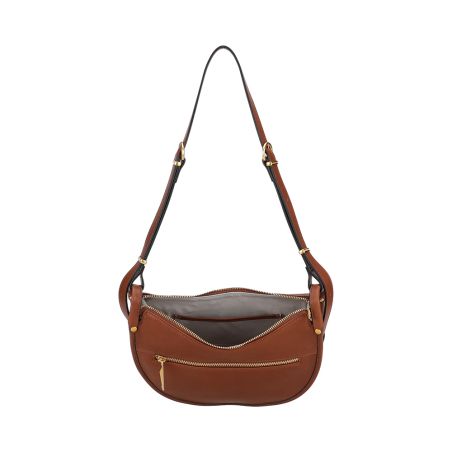 Sac Epaule Demi-Lune Cassidy en Cuir