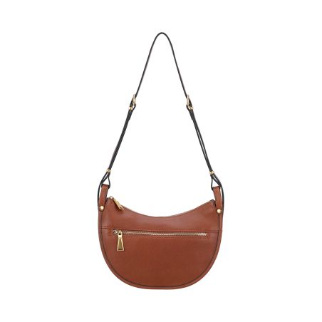 Sac Epaule Demi-Lune Cassidy en Cuir