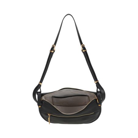 Sac Epaule Demi-Lune Cassidy en Cuir